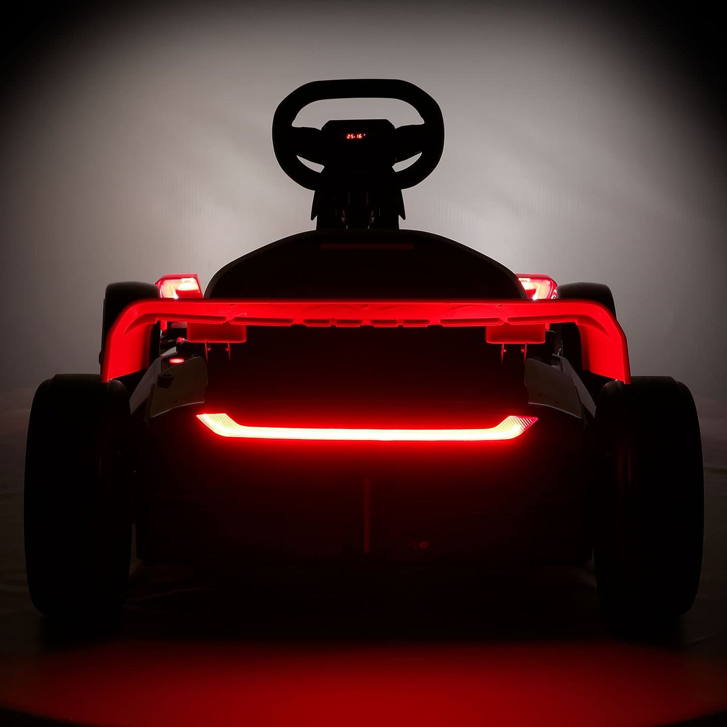 Audi Sport 24V Big Kids Drifting Ride-On Go Kart | Black