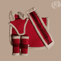 Red Christmas Saddle Pad Set | Equestrian Accessories