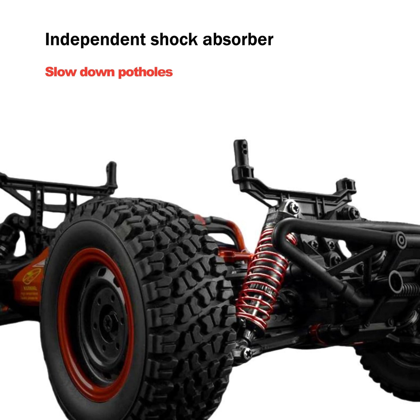 1:16 Scale 16106 4WD RC Monster Trucks | 2.4G High-Speed Off-Road Racing Car