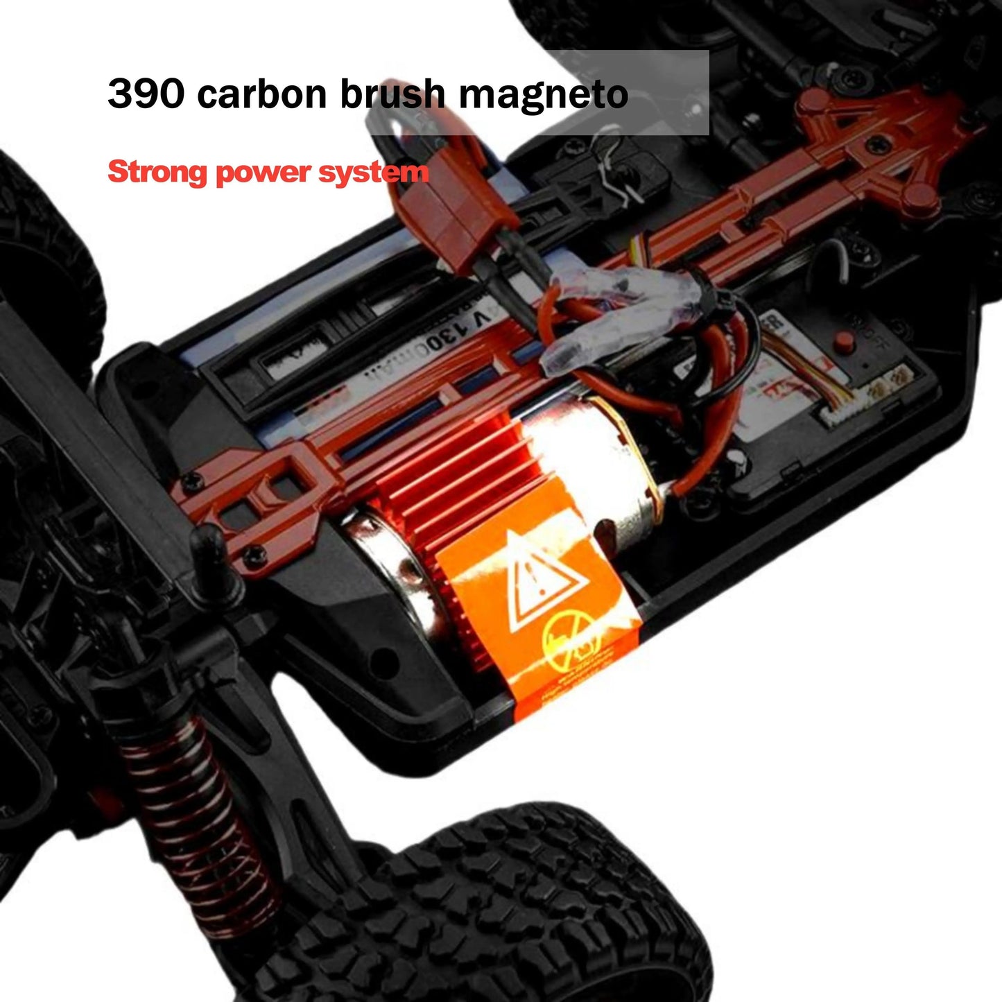 1:16 Scale 16106 4WD RC Monster Trucks | 2.4G High-Speed Off-Road Racing Car