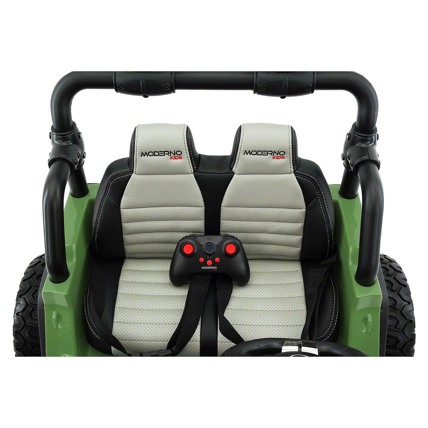 Trail Explorer 12V Kids Ride-On Car Truck with R/C Parental Remote + Spare Battery | Olive