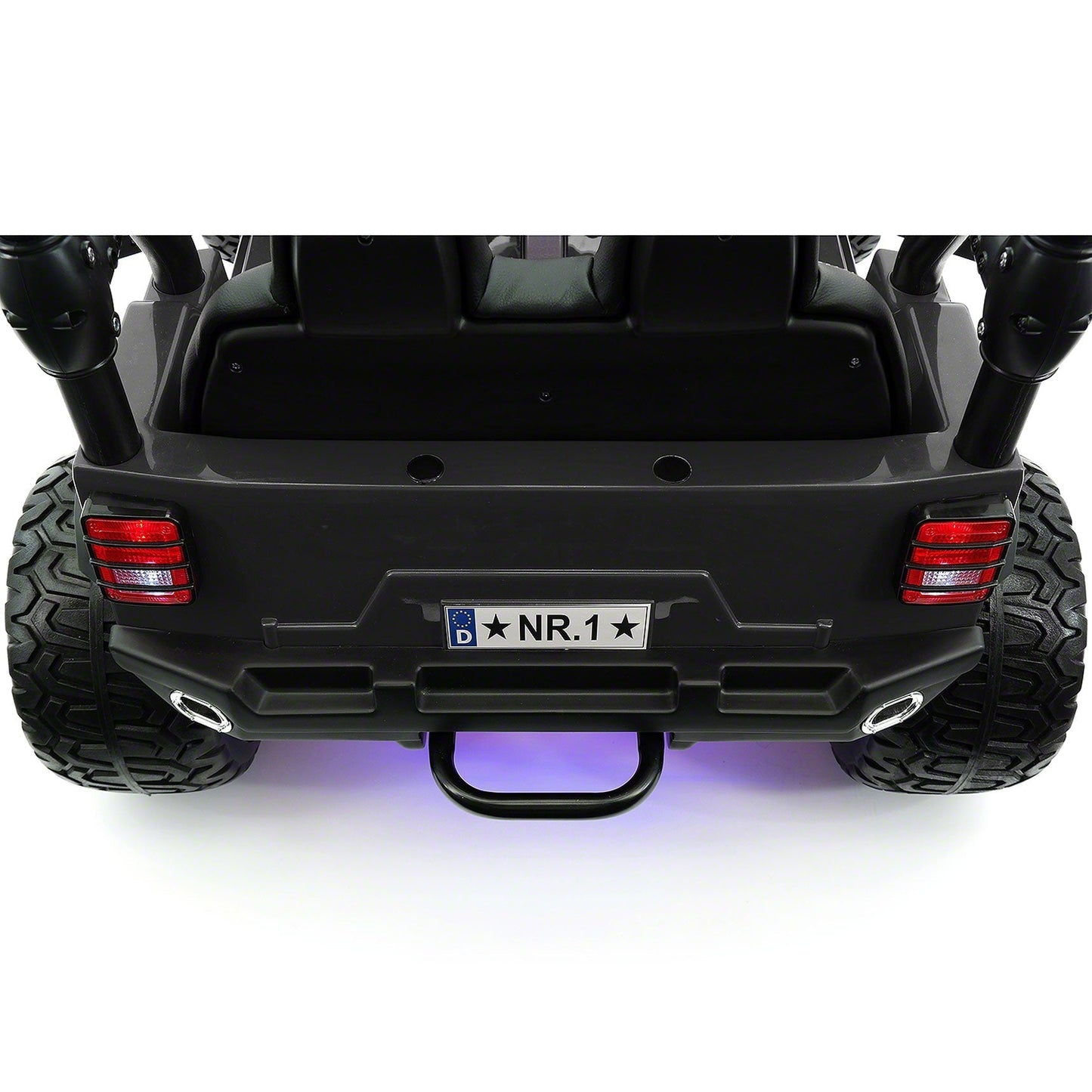 Trail Explorer 24V Kids Ride-On Car Truck with R/C Parental Remote | Spider Black