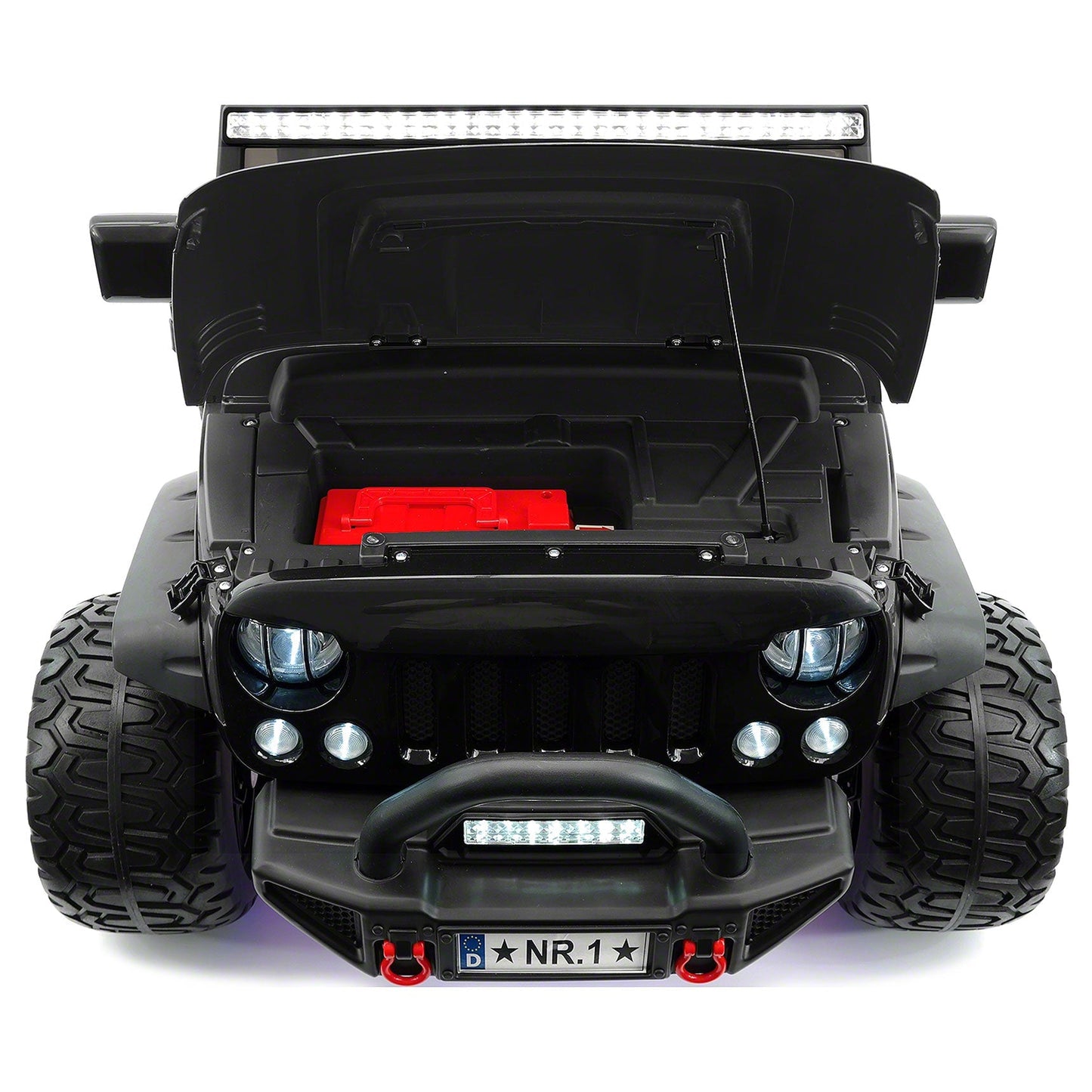 Trail Explorer 12V Kids Ride-On Car Truck with R/C Parental Remote | Blue