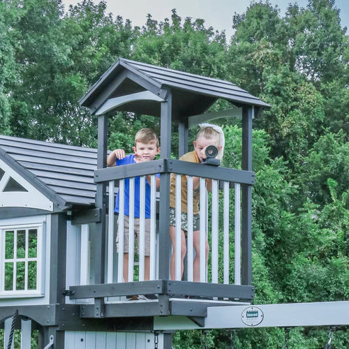 Whispering Point Outdoor Wooden Swing Set with Shipping &amp; Assembly Included
