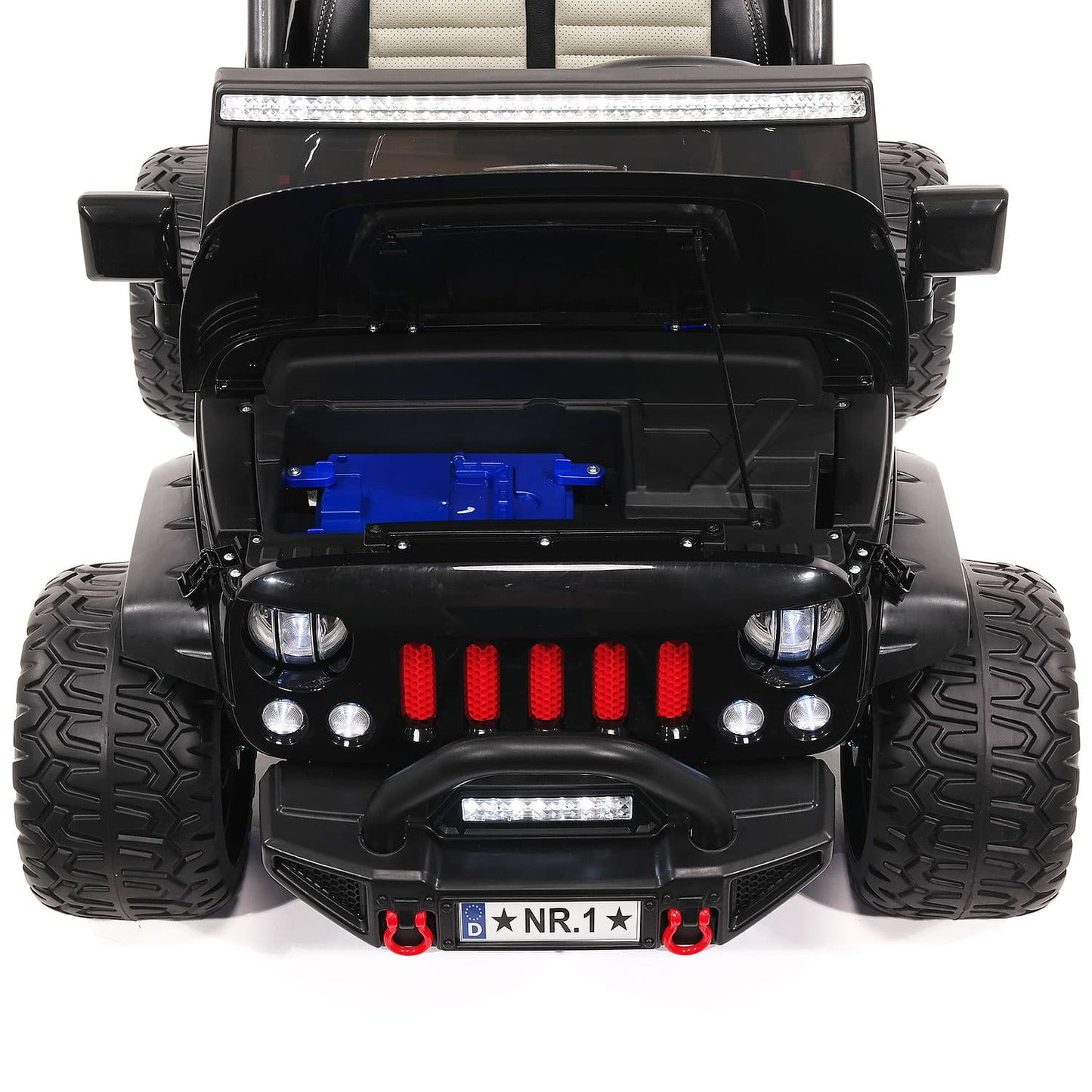 Trail Explorer 24V Kids Ride-On Car Truck with R/C Parental Remote | Blue
