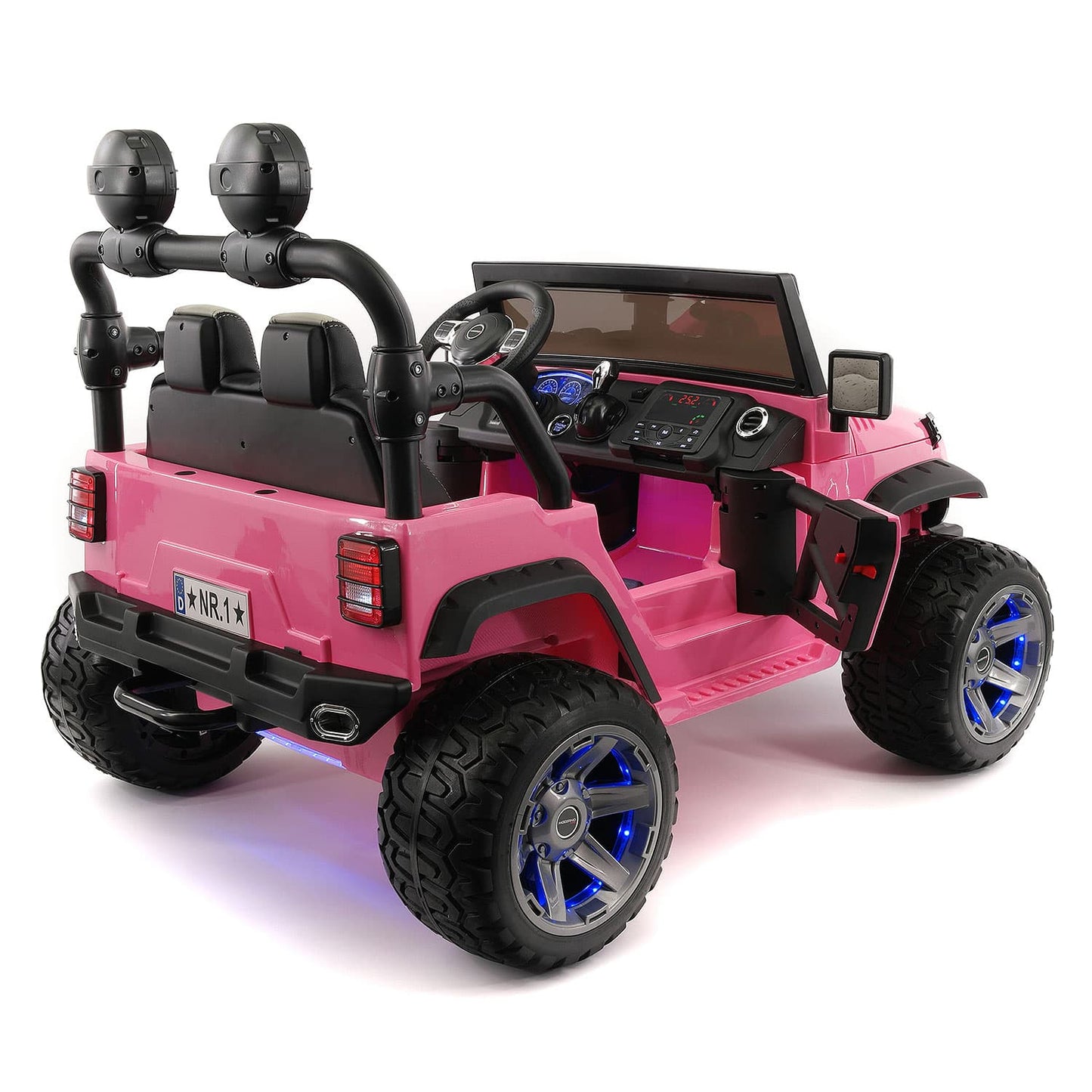 Trail Explorer 24V Kids Ride-On Car Truck with R/C Parental Remote | Pink