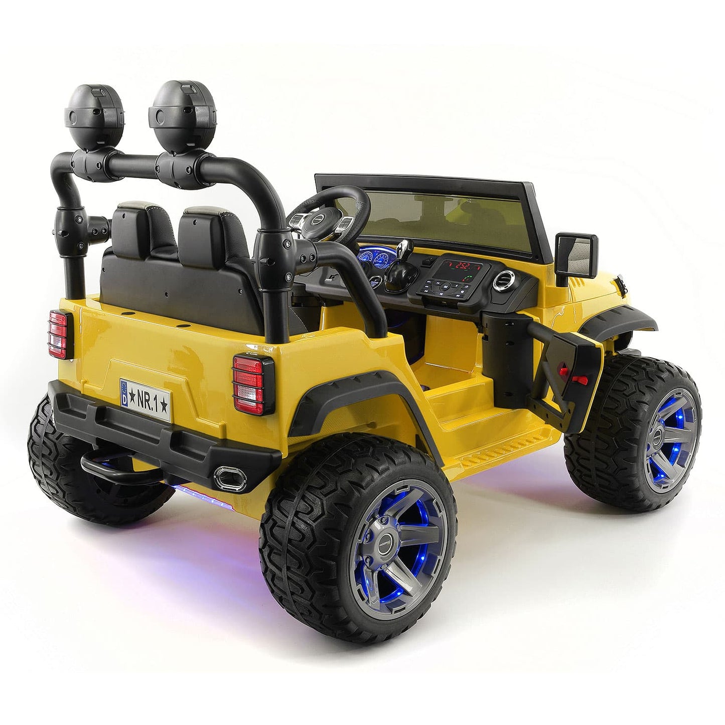 Trail Explorer 24V Kids Ride-On Car Truck with R/C Parental Remote | Yellow
