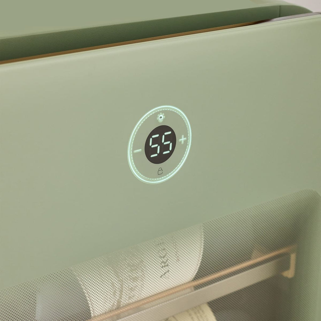 22-Bottle Frameless Glass Wine Refrigerator - Sage Green