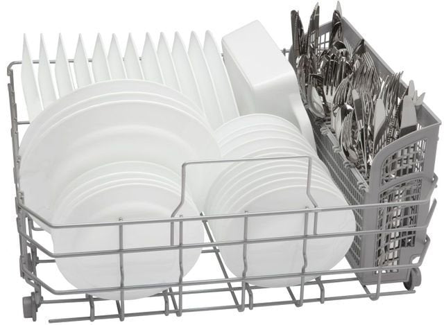 GE – 24″ Front Control Built-In Tub Dishwasher with 3rd Rack, Sanitize Cycle and 47 dBA – Stainless Steel