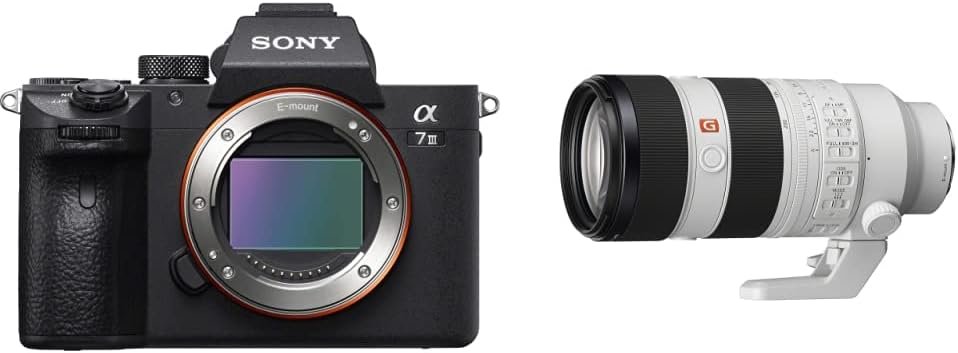 Sony Alpha A7 III 24.2MP Full Frame Mirrorless Camera with 28 70mm (Black) | Fe 28-70mm F3.5-5.6 Oss Kit, 693-Point Af, 5-Axis Ibis, 4k30, 3.0 Tilting LCD