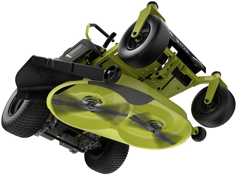 RYOBI 42 in. 100 Ah Battery Electric Riding Zero Turn Mower RY48ZTR100