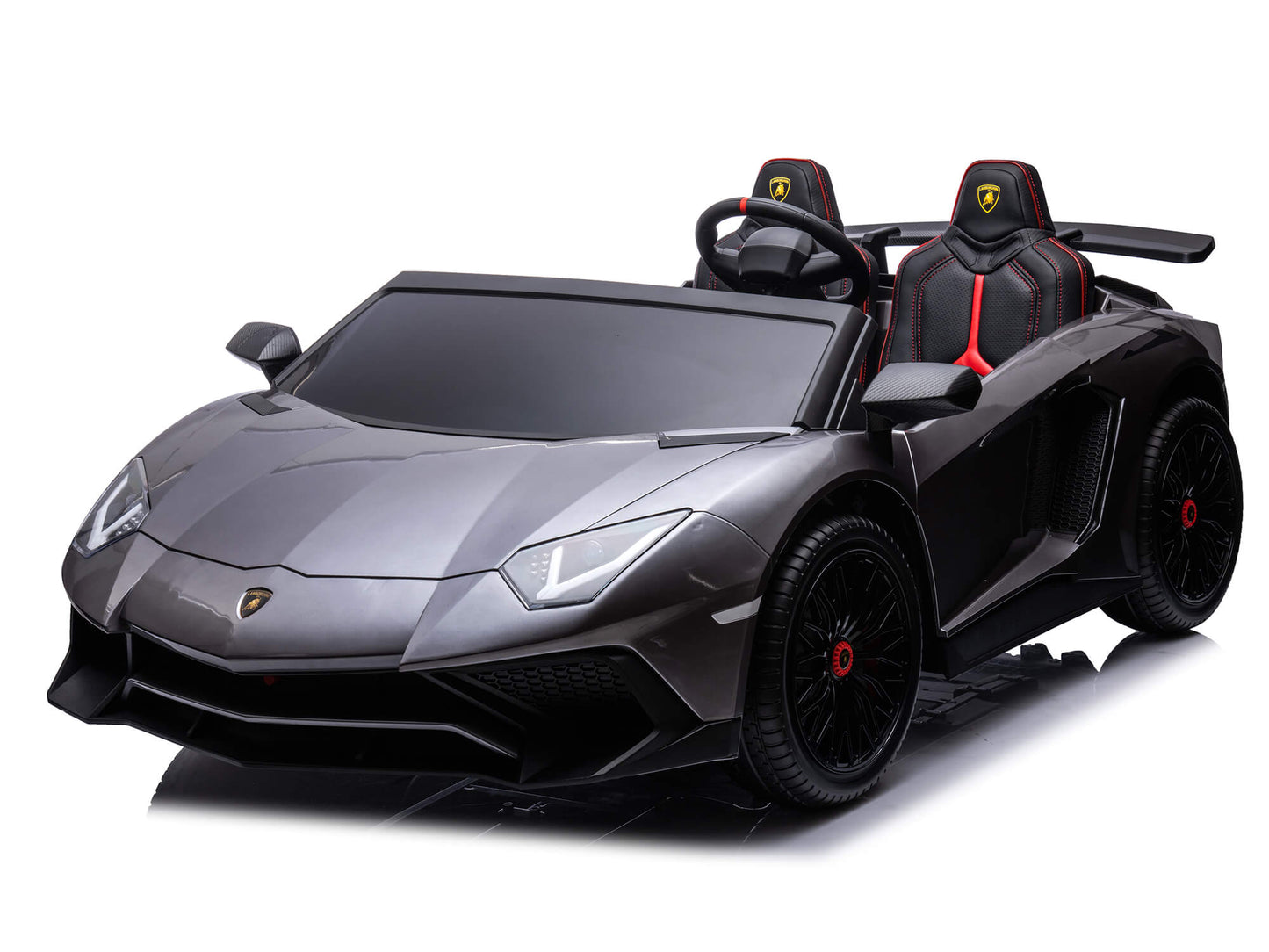 Lamborghini Aventador XXL 24V Big Kids Ride-On Car | Gray