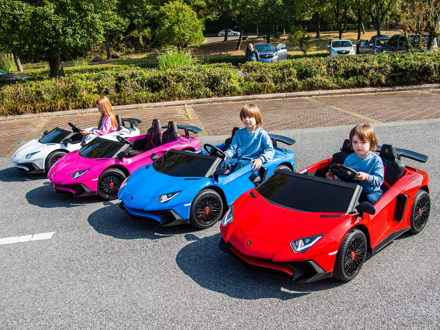 Lamborghini Aventador XXL 24V Big Kids Ride-On Car | White