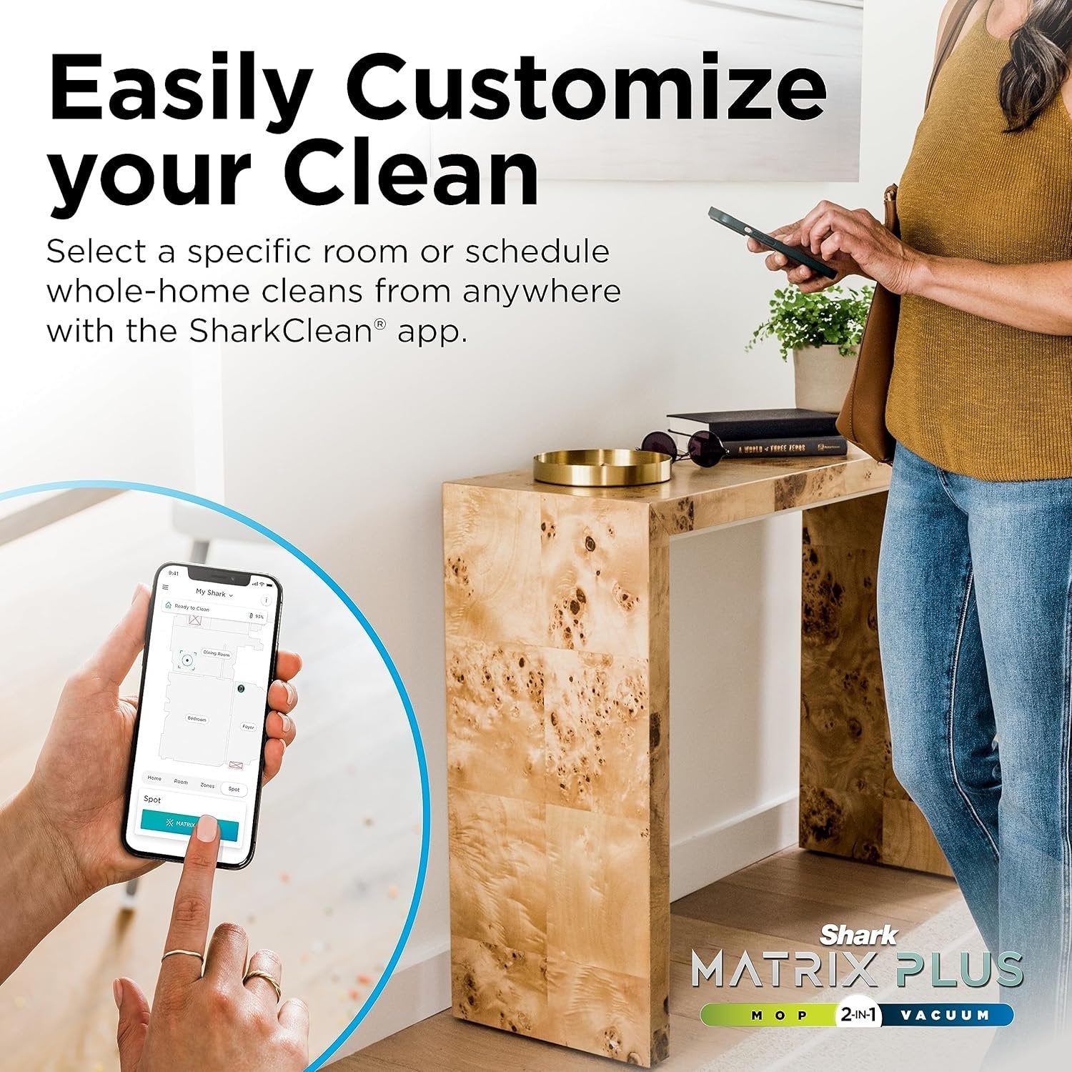 Shark AI Ultra Voice Control Robot Vacuum with Matrix Clean Navigation, Home Mapping, 60-Day Capacity, XL Self-Empty Base for Homes with Pets, Carpet & Hard Floors, Cool Grey