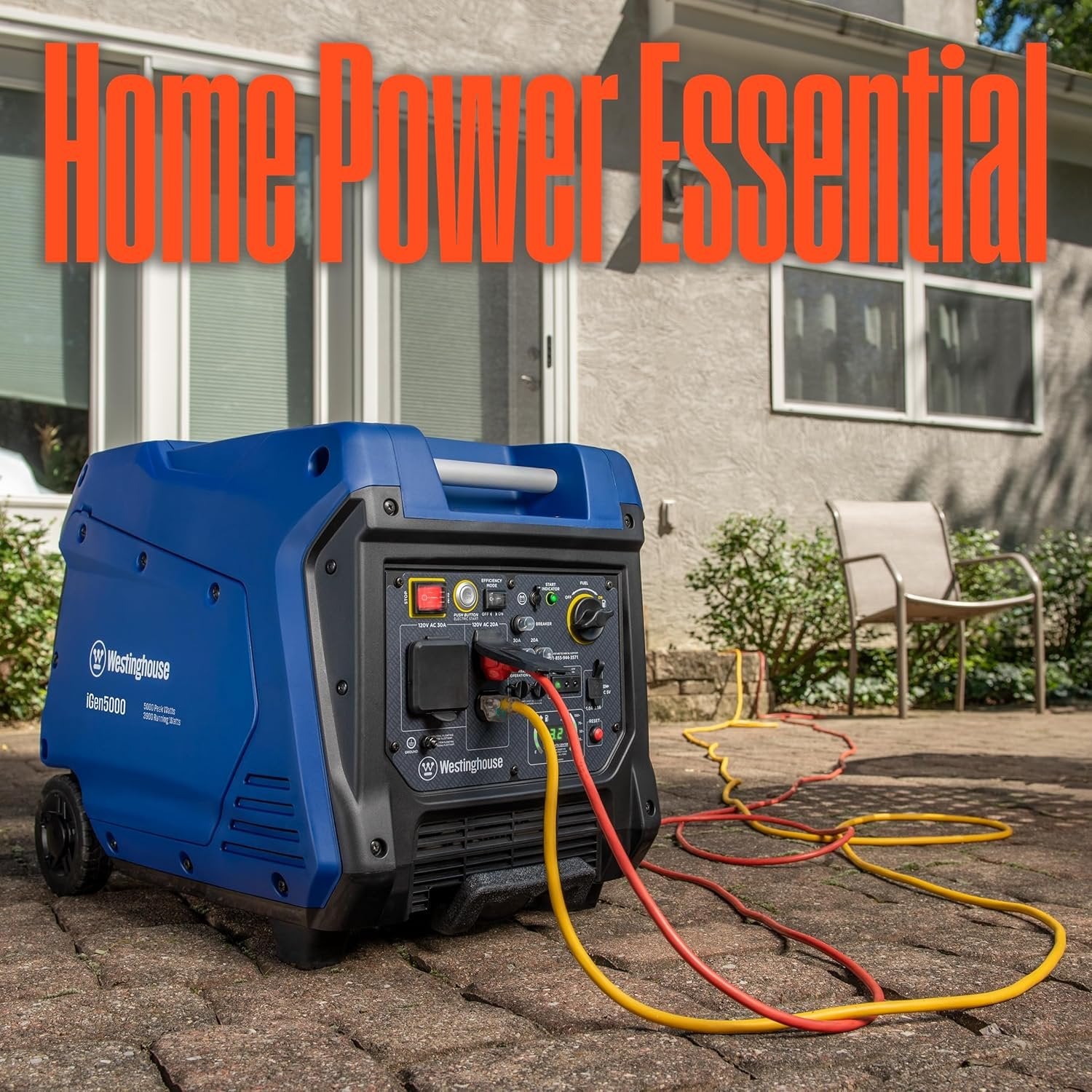 Westinghouse 5000W Dual Fuel Portable Inverter Generator Gas Propane Remote Start RV Ready CO Sensor