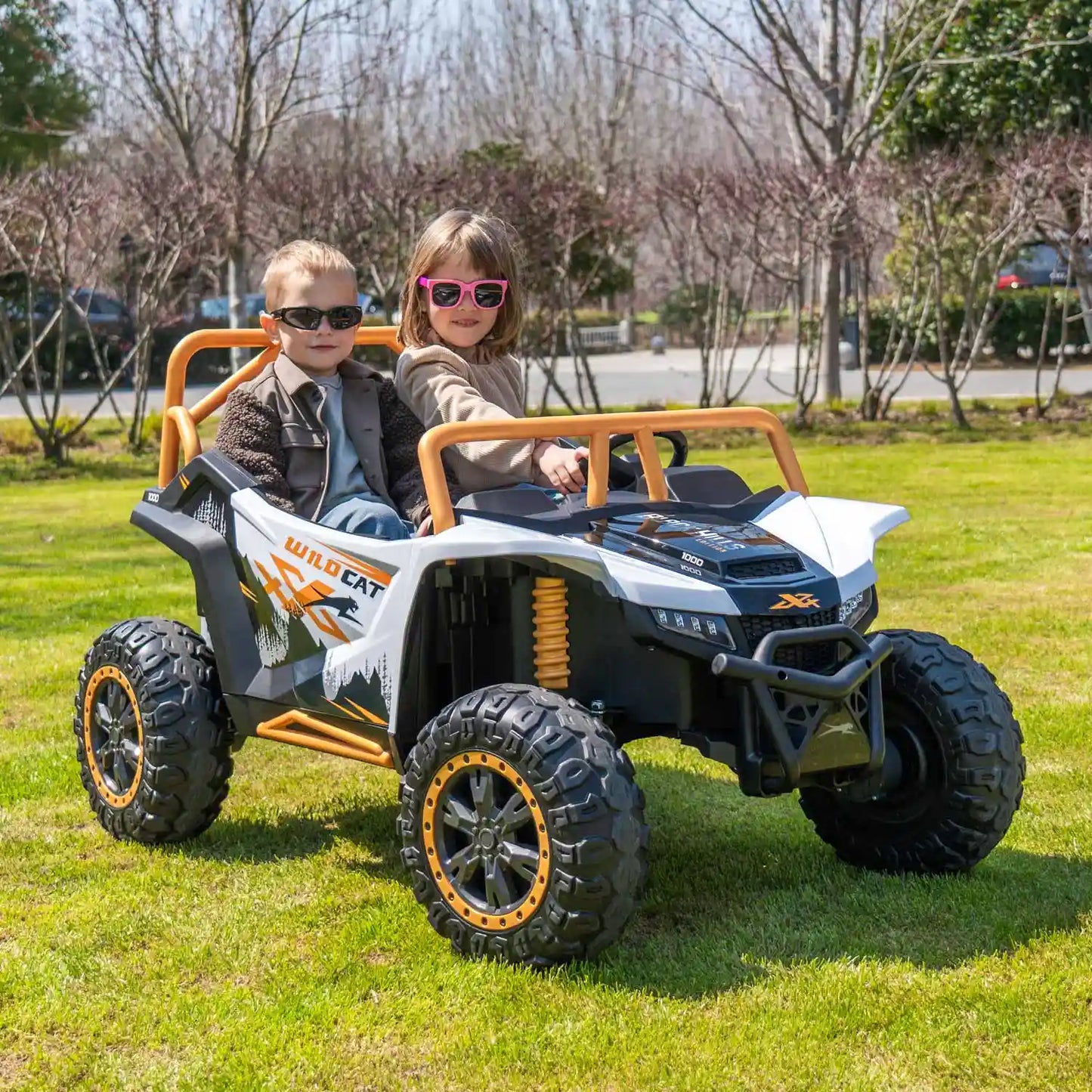 Arctic Cat XL 24V 4WD Kids Ride-On UTV with R/C Parental Remote | Yellow