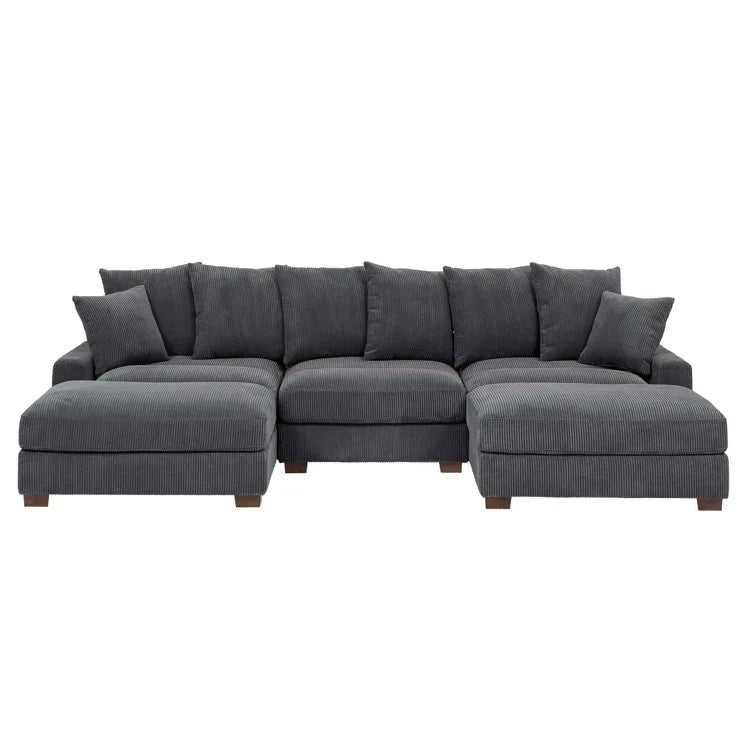 Ashira 5 - Piece Corduroy Sectional