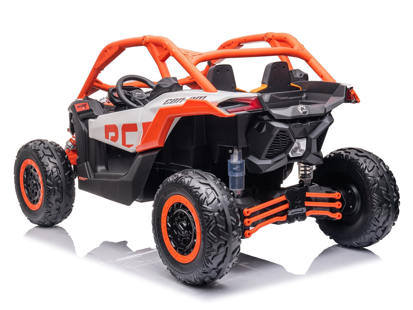 Can-Am Maverick XL Custom Edition 24V Kids Ride-On UTV Buggy Car | Orange
