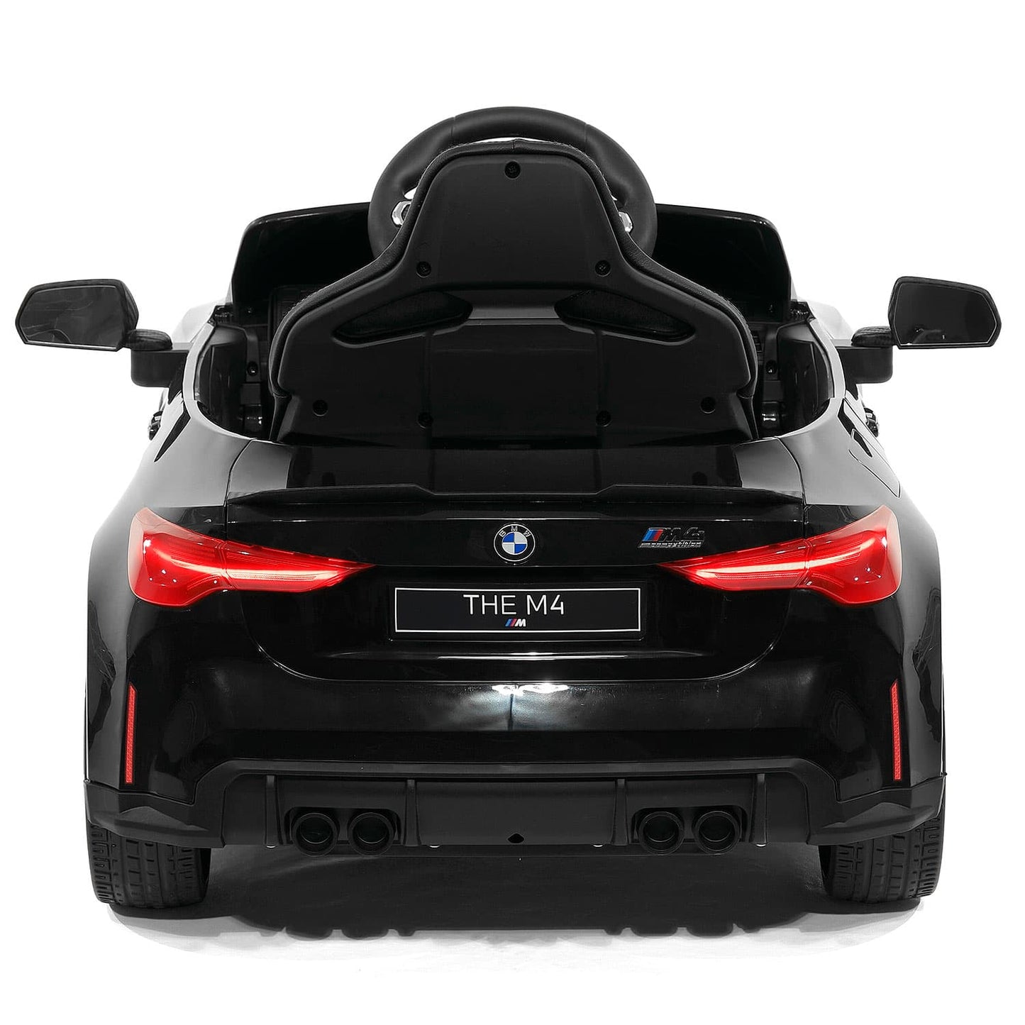 BMW M4 12V Kids Ride-On Car with R/C Parental Remote | Black