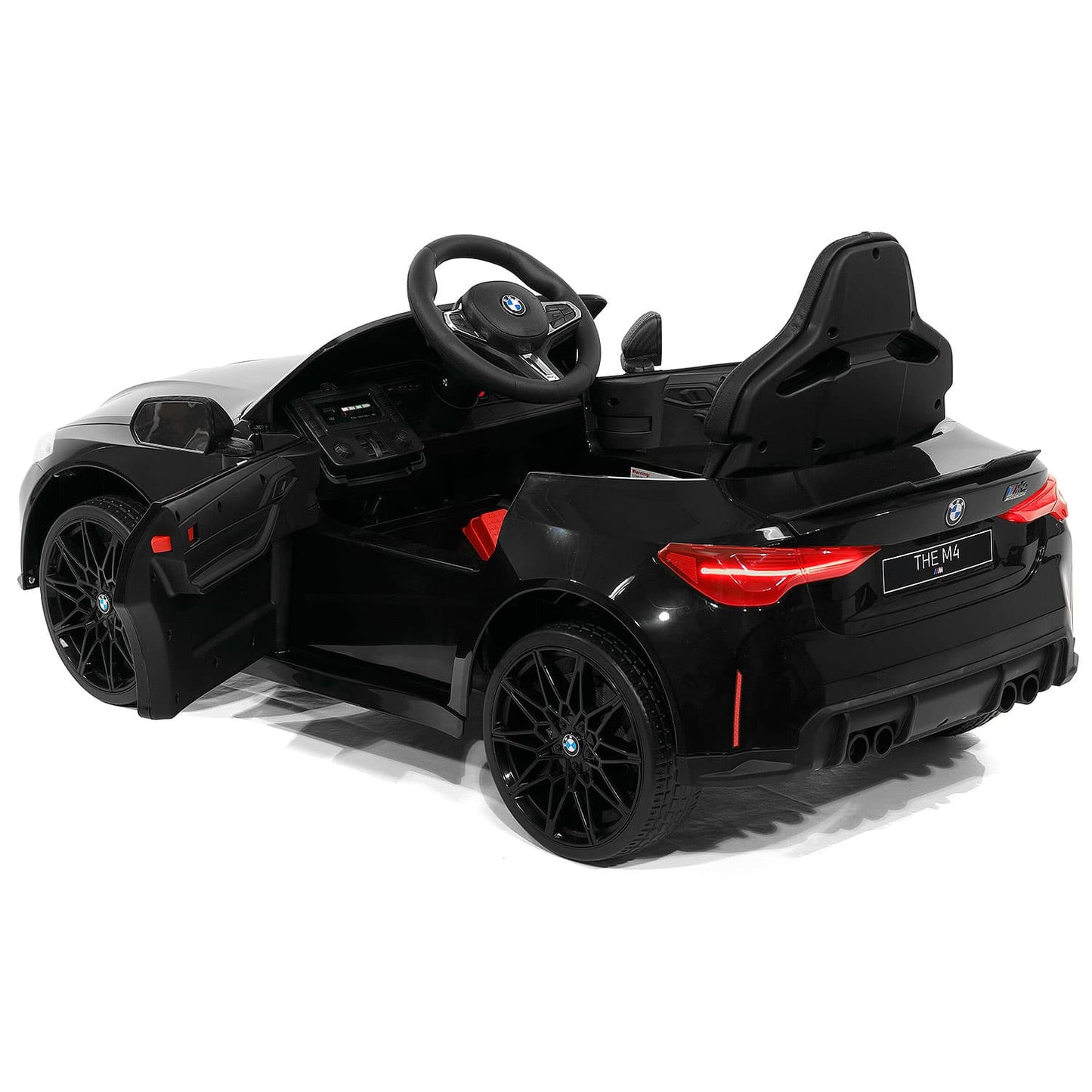 BMW M4 12V Kids Ride-On Car with R/C Parental Remote | Black