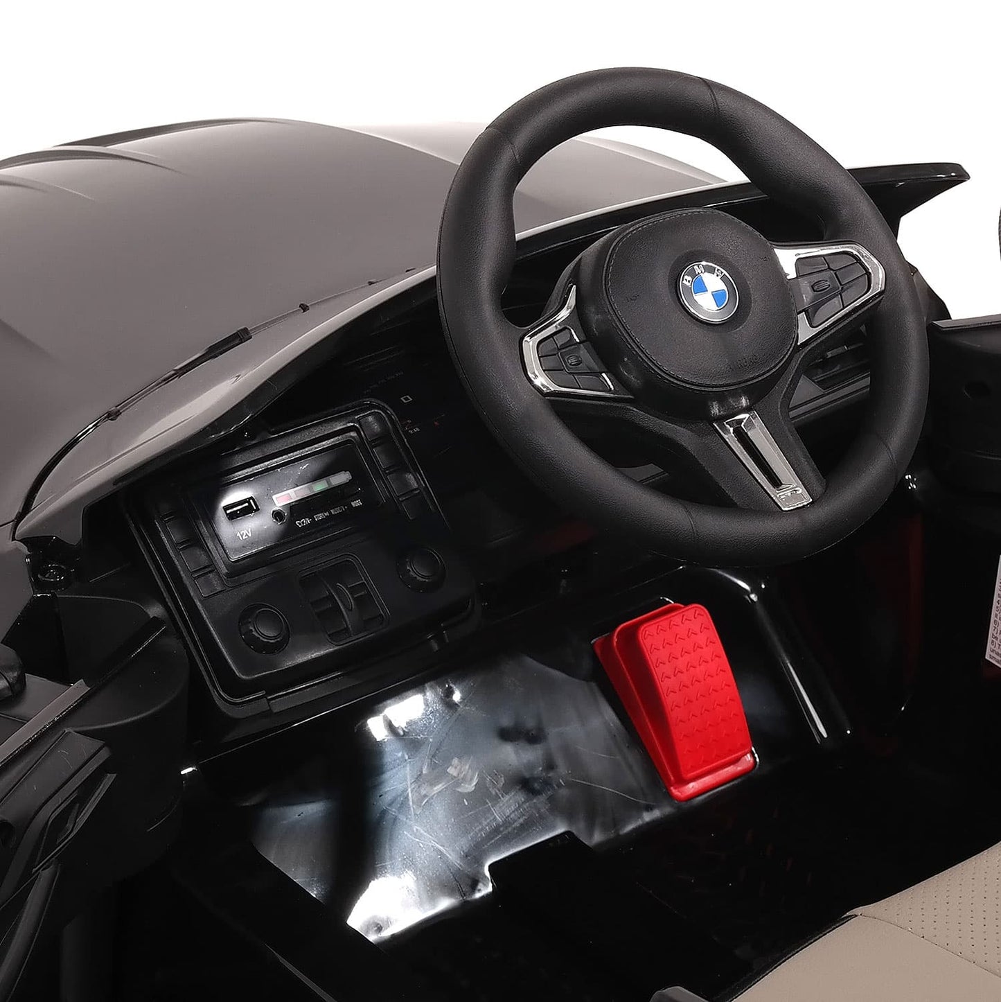 BMW M4 12V Kids Ride-On Car with R/C Parental Remote | Blue