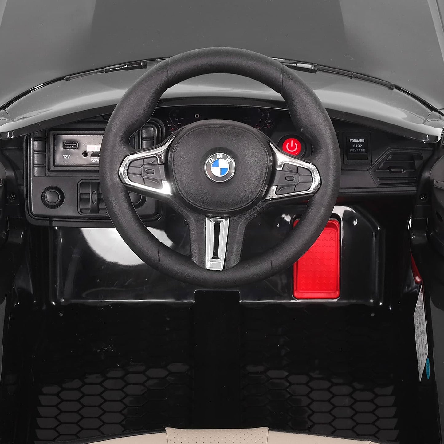 BMW M4 12V Kids Ride-On Car with R/C Parental Remote | Black