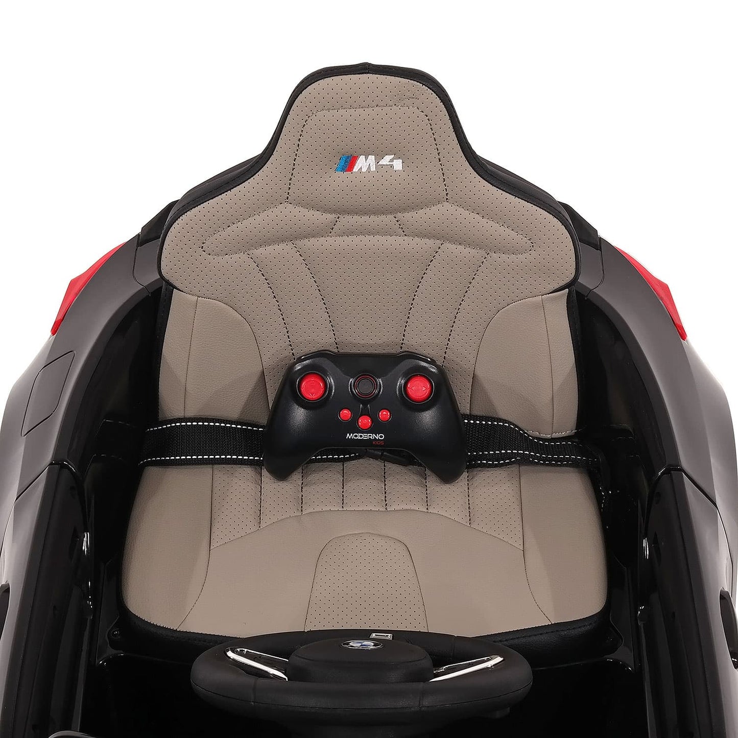 BMW M4 12V Kids Ride-On Car with R/C Parental Remote | Red