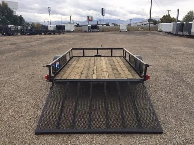 6×10 Heavy-Duty Utility Trailer – Single Axle with Wood Floor &amp; LED Lights