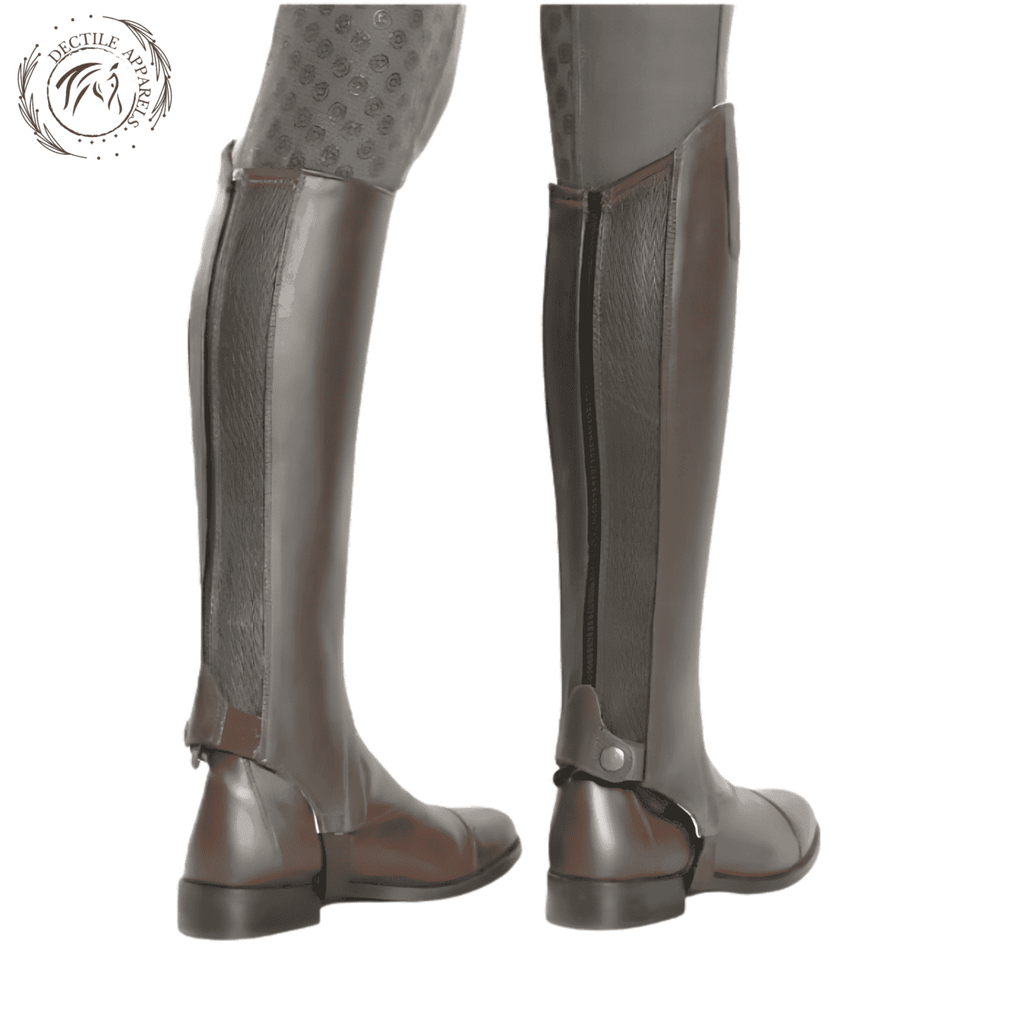 Brown Equestrian Half Chaps