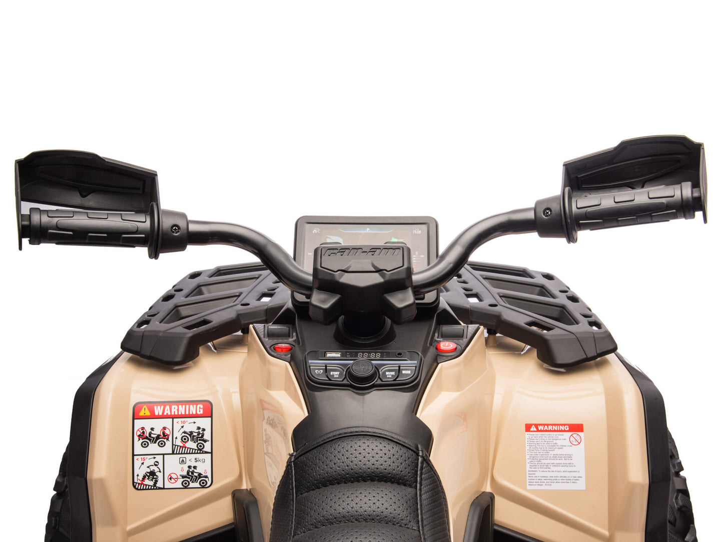 Can-Am Outlander 24V 4WD Kids Ride-On ATV Quad | Desert Tan