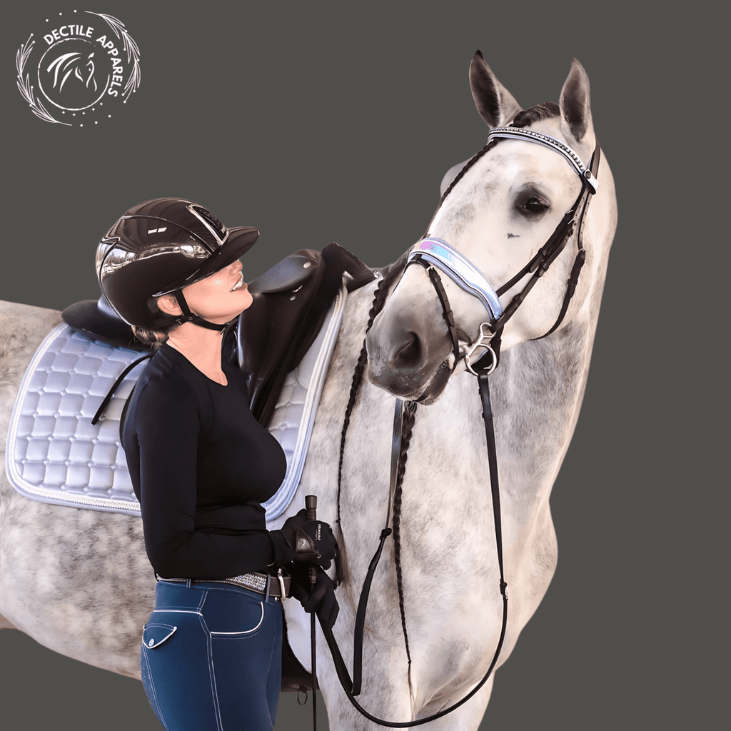 Elsa Neon Patent Snaffle Bridle