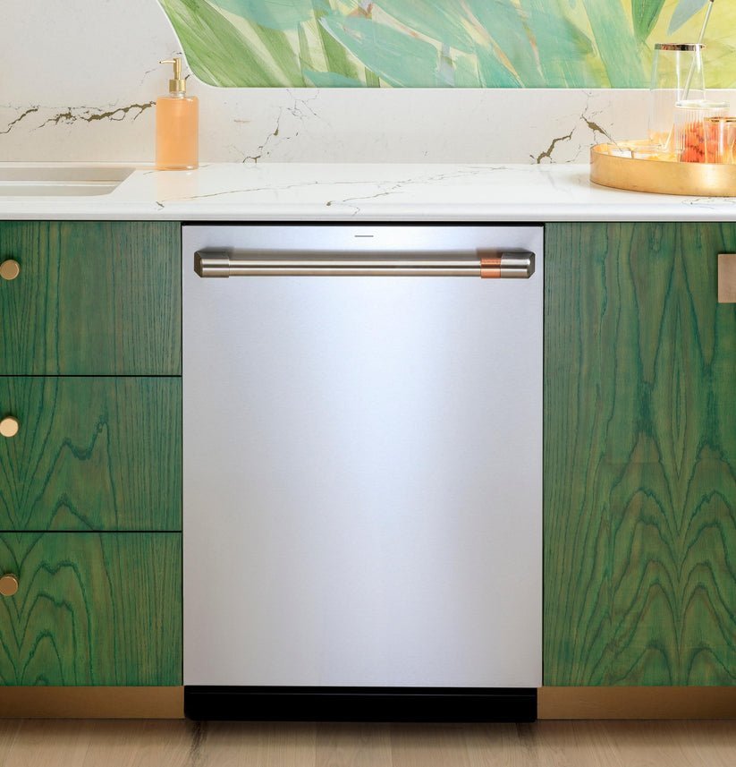 Cafe CDT828P2VS1 CAF(EBACK)™ CustomFit ENERGY STAR Stainless Interior Dishwasher with Ultra Wash &amp; Dry, 42 dBA