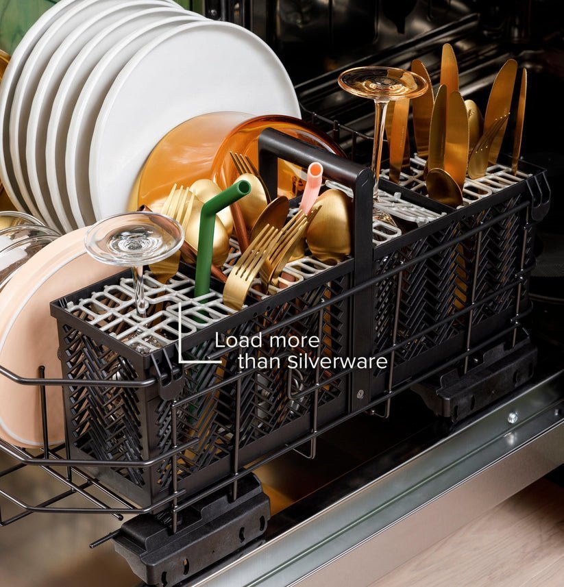 Cafe CDT828P2VS1 CAF(EBACK)™ CustomFit ENERGY STAR Stainless Interior Dishwasher with Ultra Wash &amp; Dry, 42 dBA