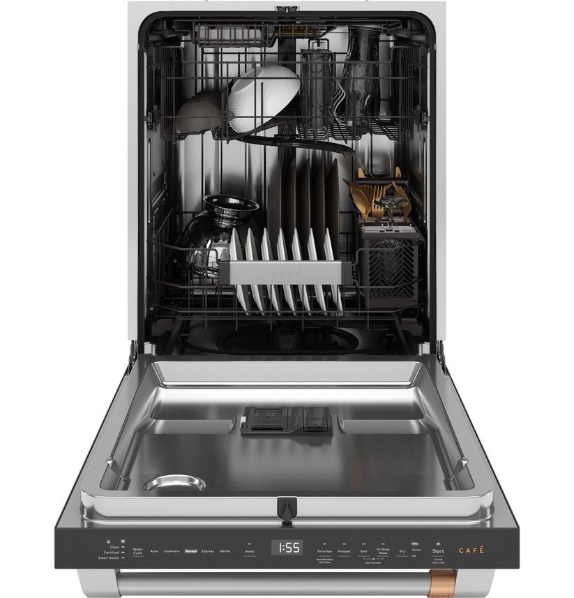 Cafe CDT828P2VS1 CAF(EBACK)™ CustomFit ENERGY STAR Stainless Interior Dishwasher with Ultra Wash &amp; Dry, 42 dBA