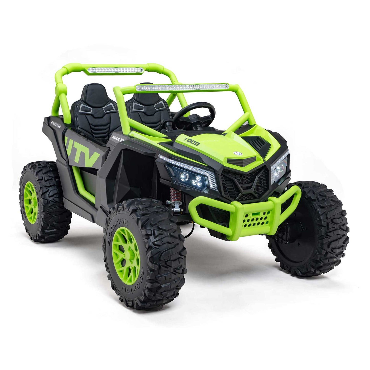 Ridington MAX-R 24V Kids Ride-On UTV Buggy with R/C Parental Remote | Green