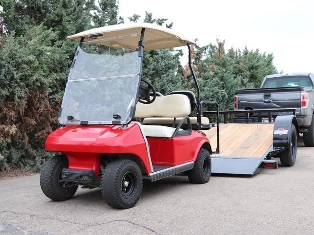 6×10 Single Axle Utility Trailer – Wood Floor & LED Lights