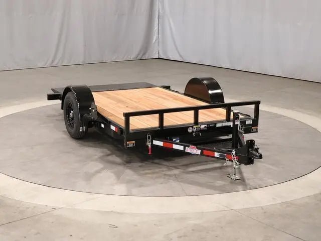 6×10 Single Axle Utility Trailer – Wood Floor & LED Lights