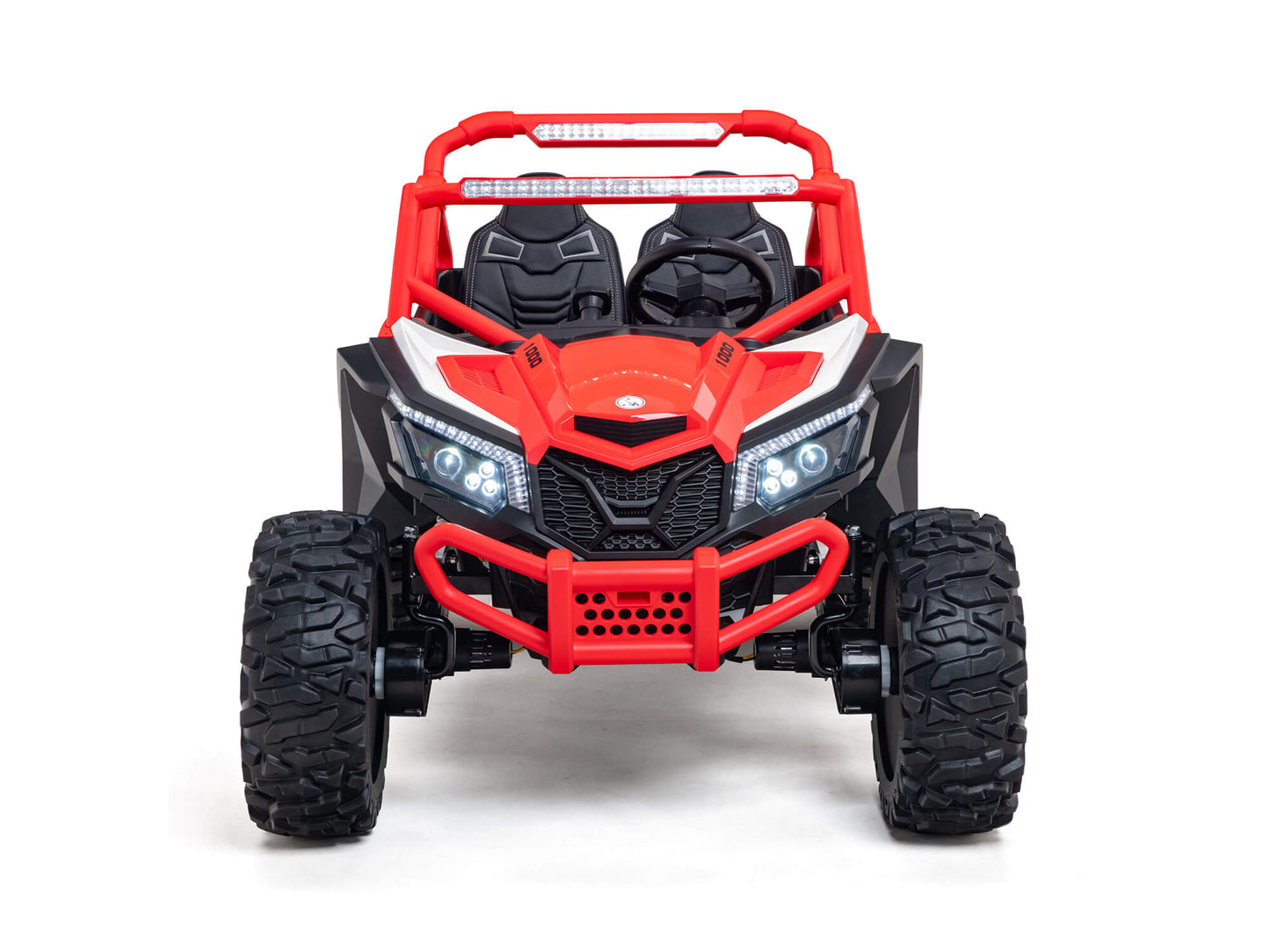 Ridington MAX-R 24V Kids Ride-On UTV Buggy with R/C Parental Remote | Red-White