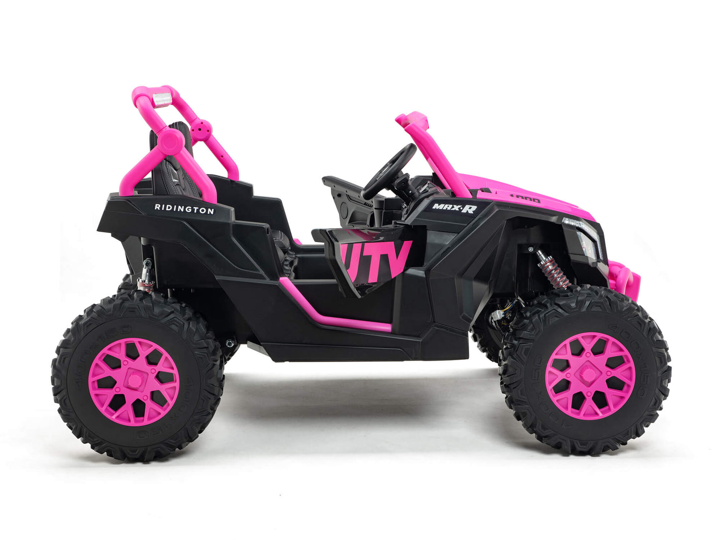 Ridington MAX-R 24V Kids Ride-On UTV Buggy with R/C Parental Remote | Pink