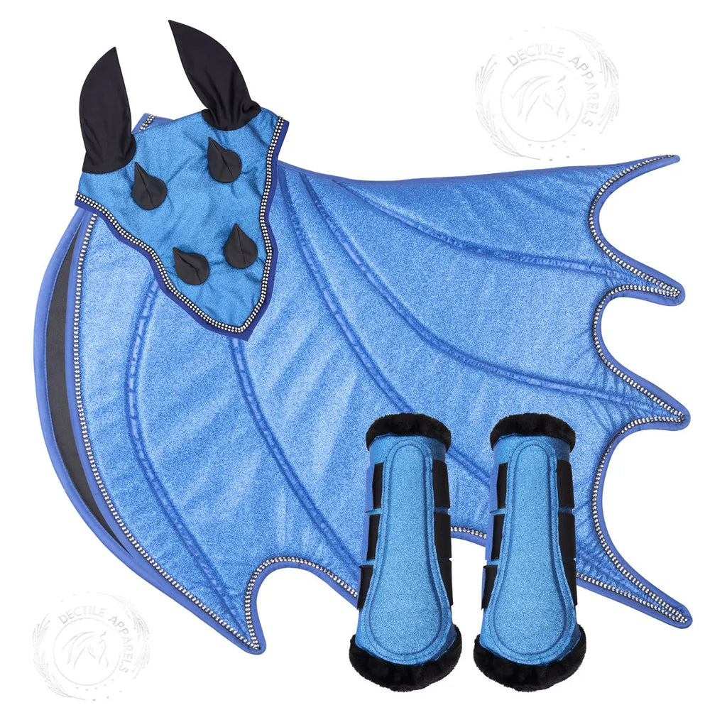 Lite Blue Dragon Saddle Pad