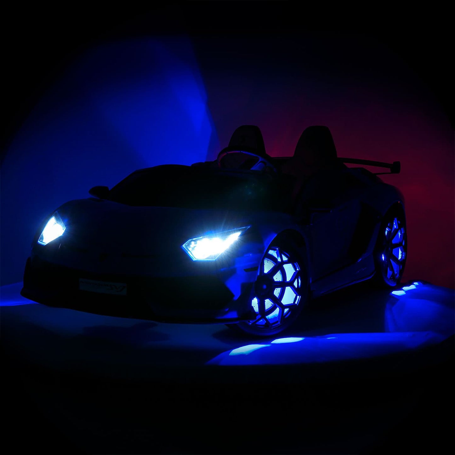Lamborghini Aventador SVJ 24V Kids Ride-On Car with R/C Parental Remote | Pink
