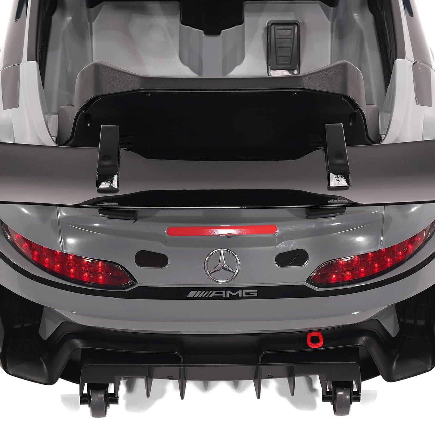 Mercedes AMG GT3 EVO 12V Kids Ride-On Car with R/C Parental Remote | White