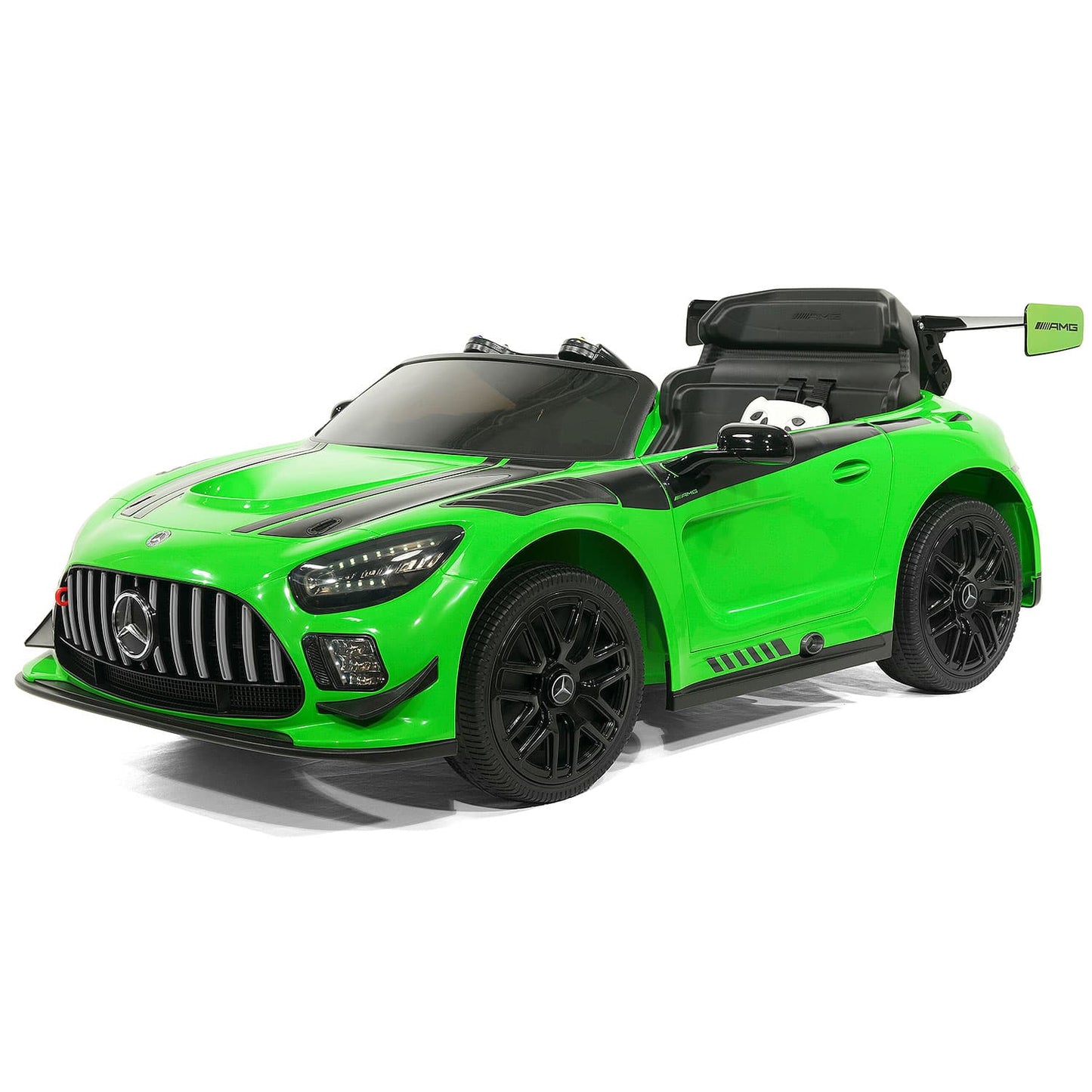 Mercedes AMG GT3 EVO 12V Kids Ride-On Car with R/C Parental Remote | Green