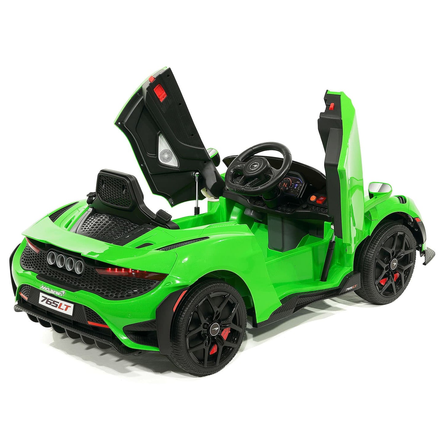 McLaren 765LT 12V Kids Ride-On Car with R/C Parental Remote | Green