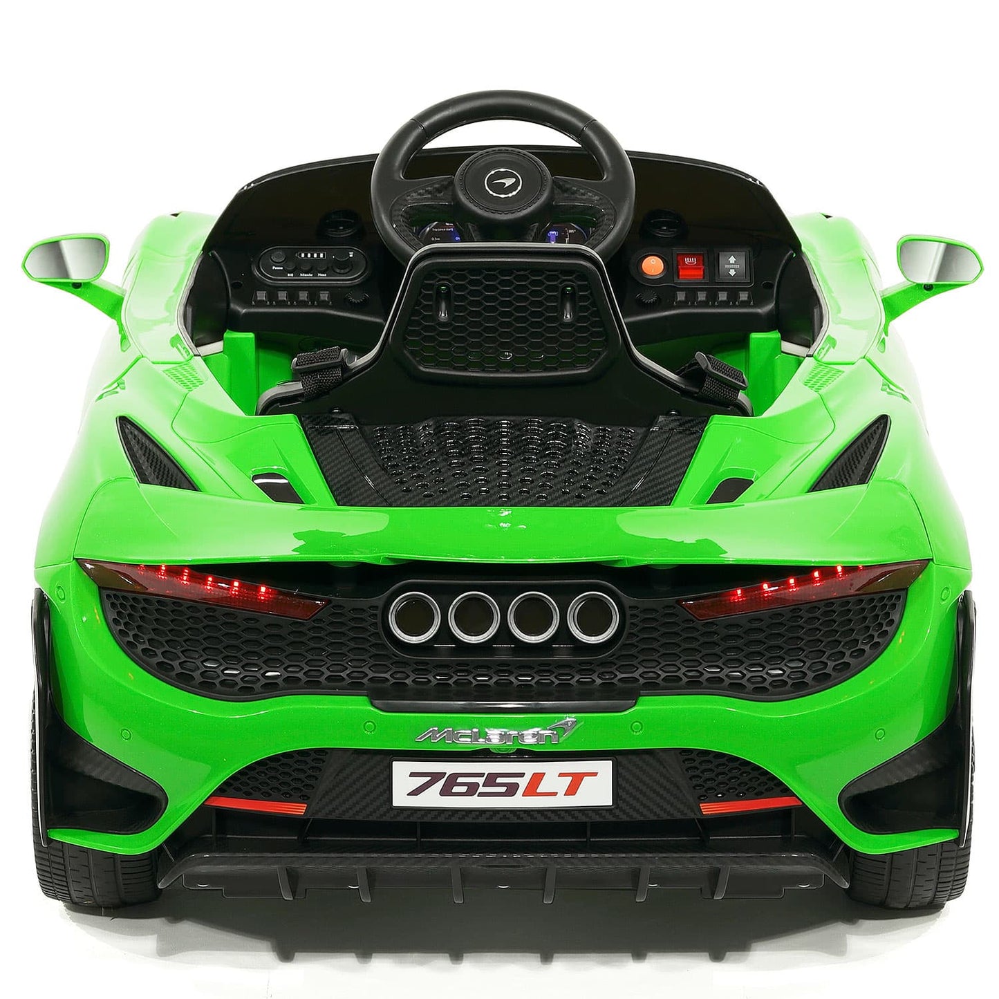 McLaren 765LT 12V Kids Ride-On Car with R/C Parental Remote | Green