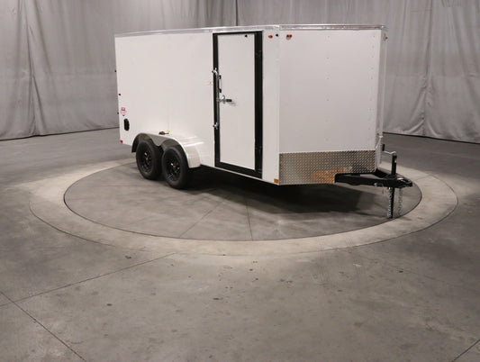 7×14 Enclosed Cargo Trailer – Heavy-Duty Utility Hauler for Equipment &amp; Transport
