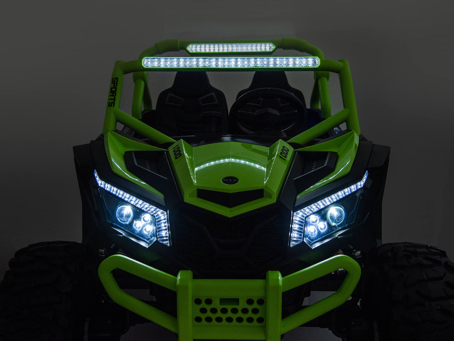 Ridington MAX-R 24V Kids Ride-On UTV Buggy with R/C Parental Remote | Green