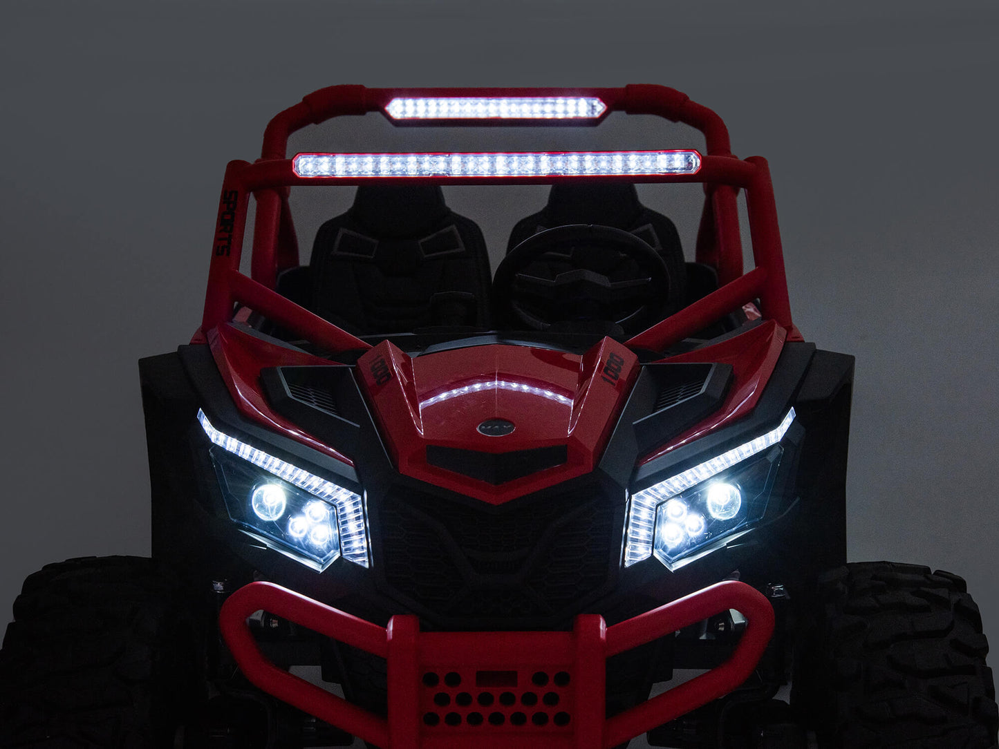 Ridington MAX-R 24V Kids Ride-On UTV Buggy with R/C Parental Remote | Red