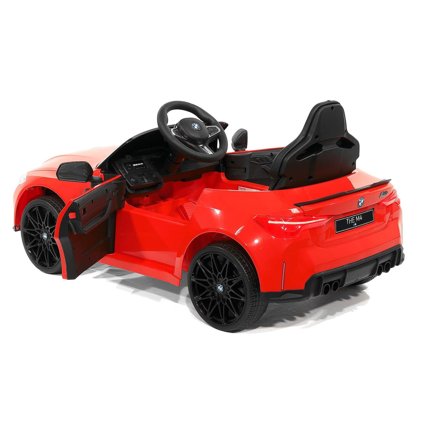 BMW M4 12V Kids Ride-On Car with R/C Parental Remote | Red