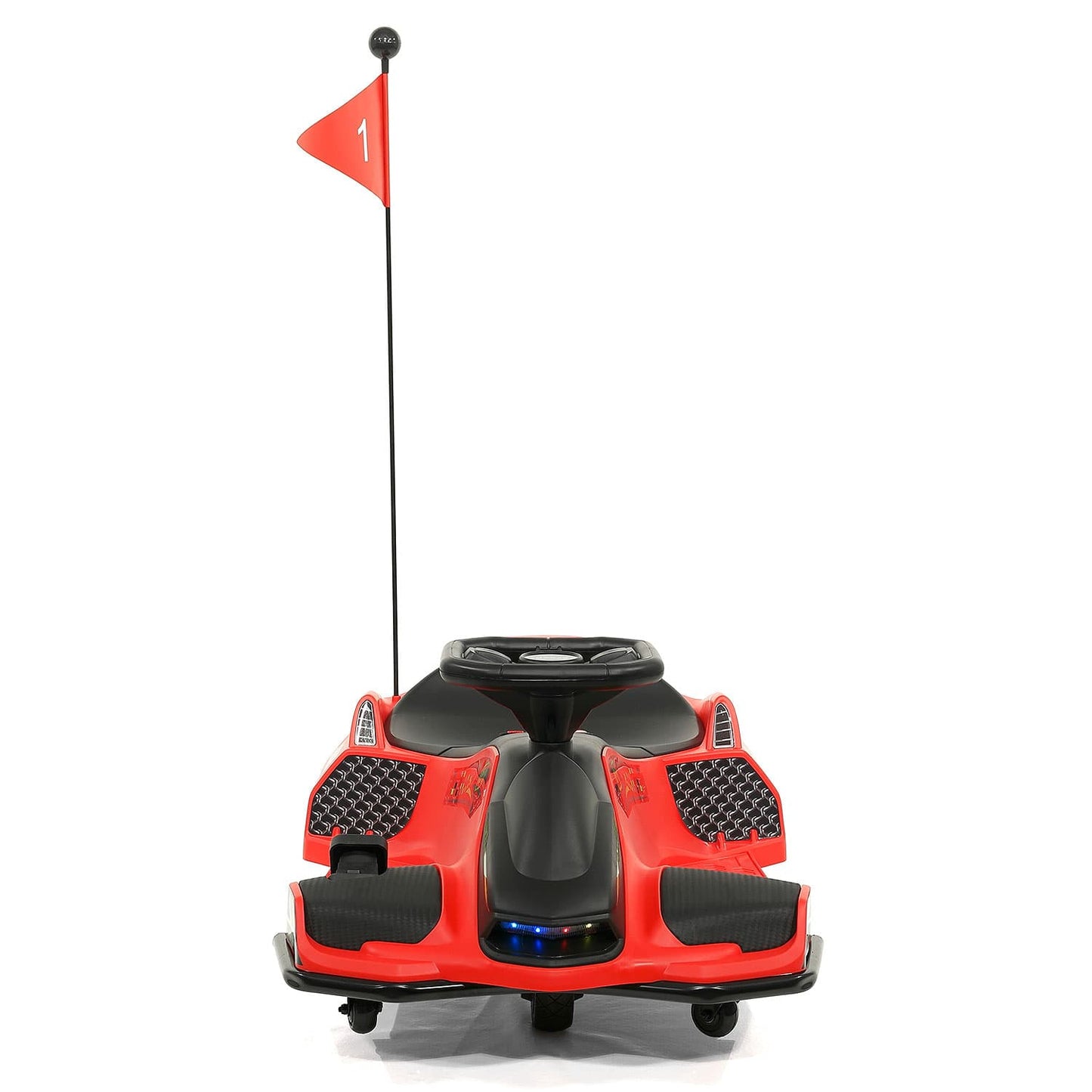 360° Drift Glider 24V Kids Ride-On Go-Kart | Red